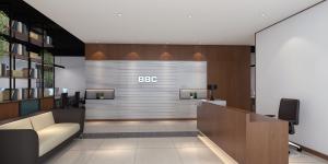 珠江大廈辦公室裝修，密集型現(xiàn)代風格辦公室，簡單實用！