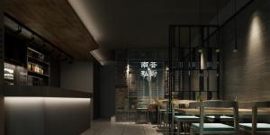 青秀區(qū)桂雅路湘菜館裝修，大空間空中閣樓設計！